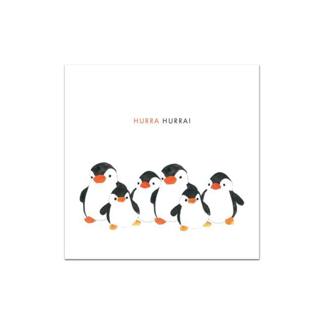 Kort med Kuvert - Pingvin