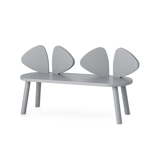 Mouse Bänk (2-5 år) - Grey Oak Nofred