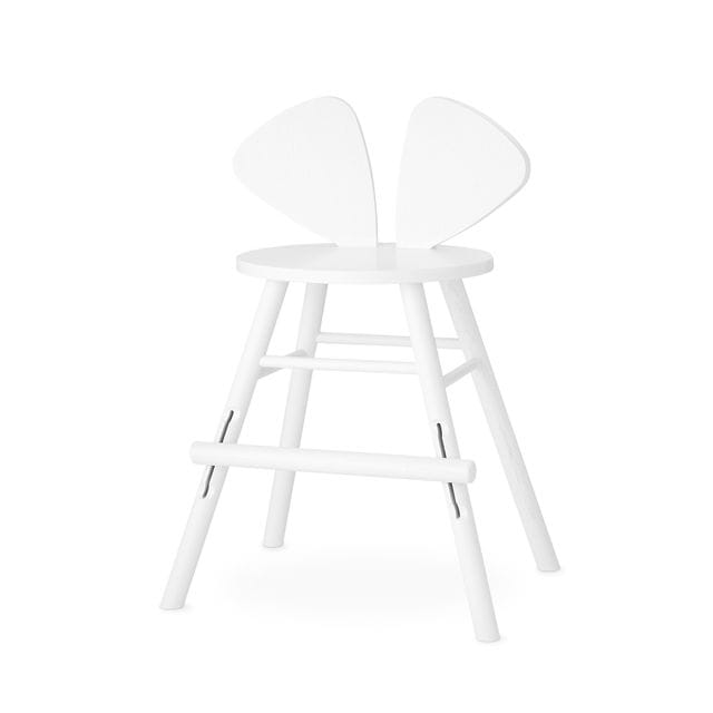 Mouse Barnstol Junior (3-9 år) - White Nofred