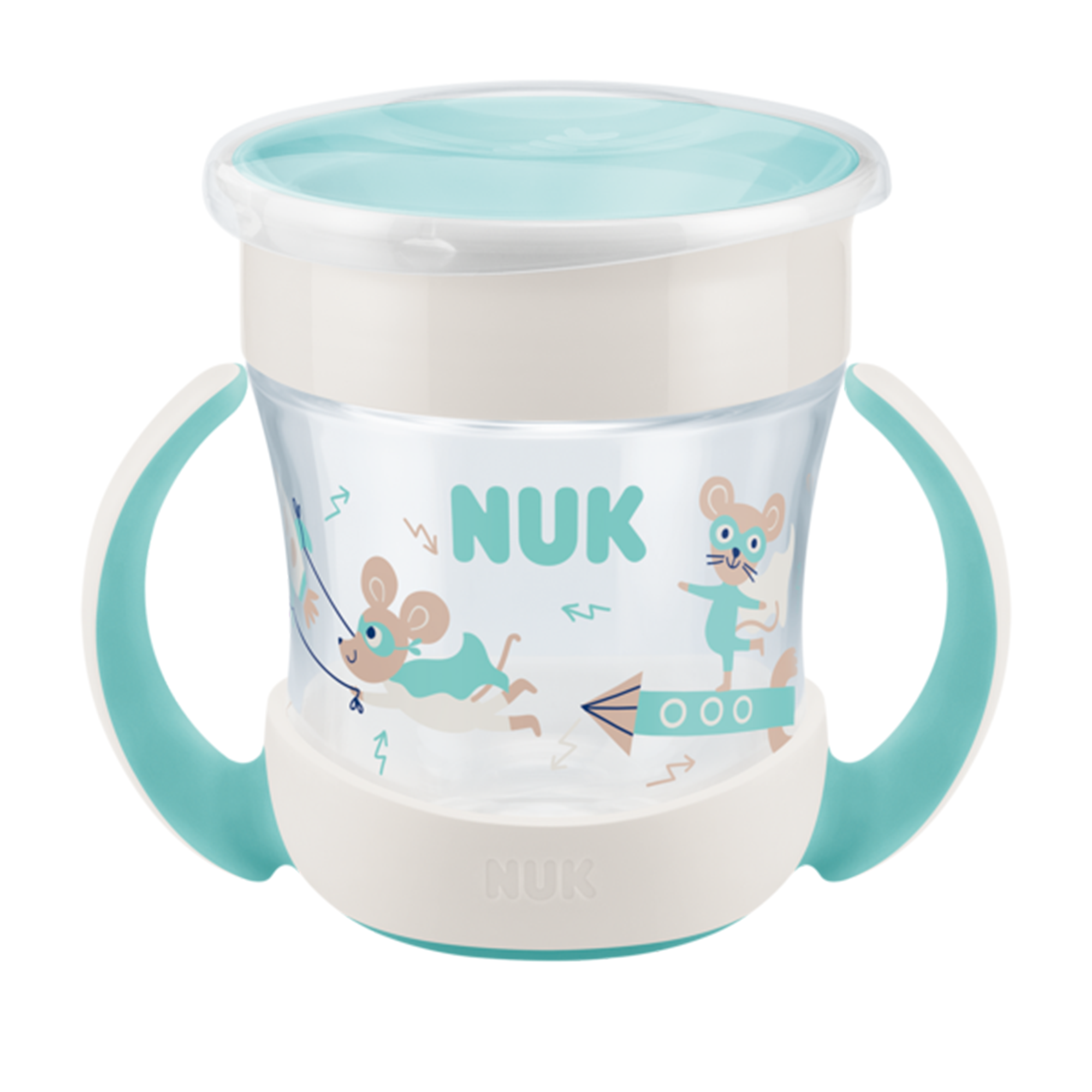 Product Image for Nuk  Evolution Mini Magic Mugg, Turkos - BabyWorld