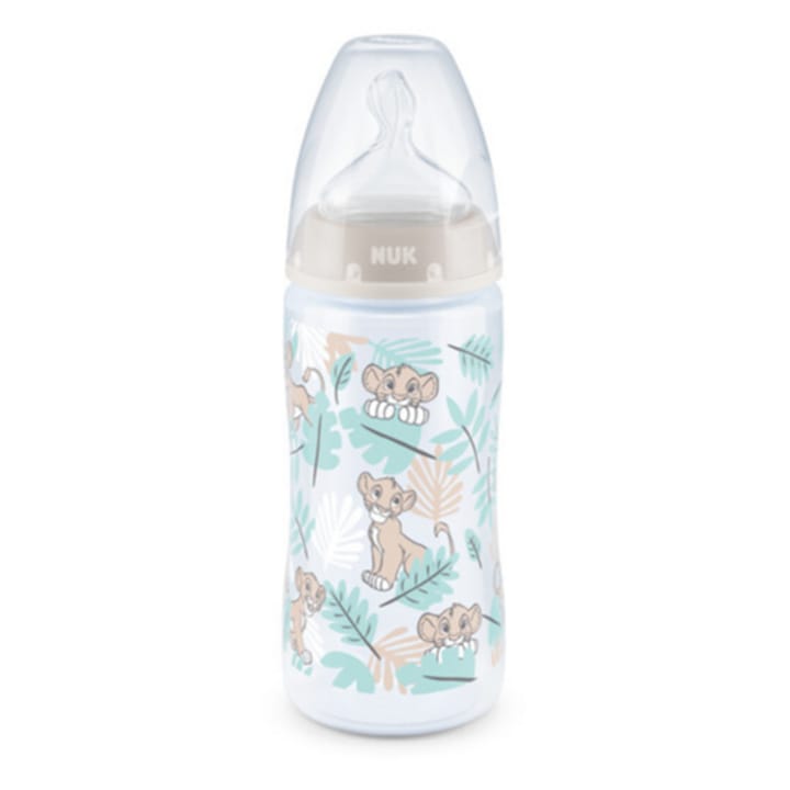 Nappflaska First Choice+ Temperature Control PP 300 ml - Lion King Nuk