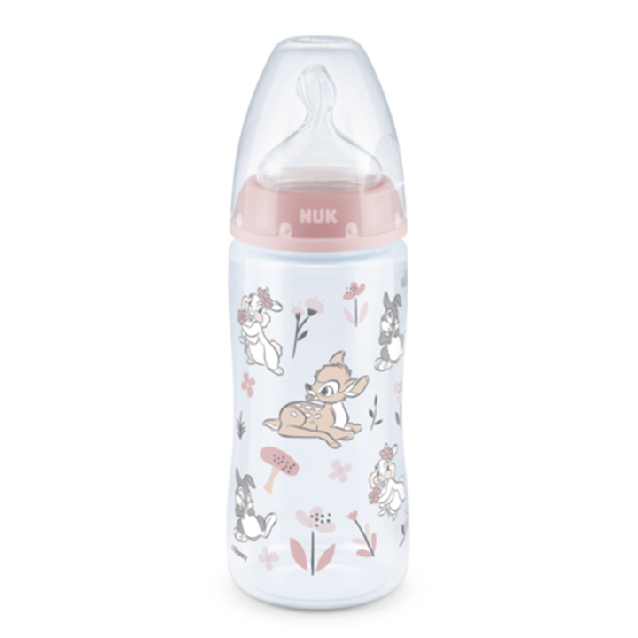 Nappflaska First Choice+ Temperature Control PP 300 ml - Bambi Nuk