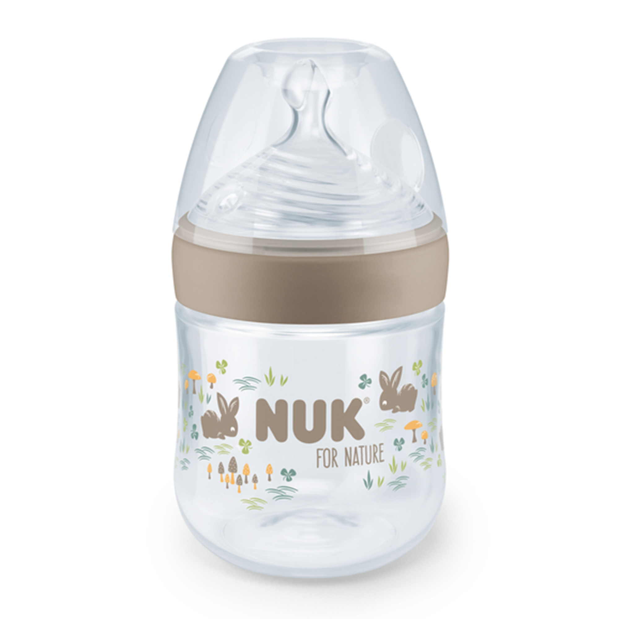 Nuk Nappflaska Silikon Nature 150ml Beige
