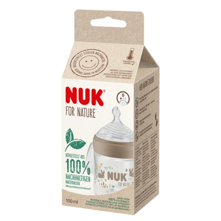 Nappflaska Silikon Nature 150ml - Beige Nuk