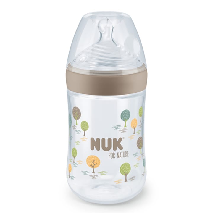 Nappflaska Silikon Nature 260ml - Beige Nuk