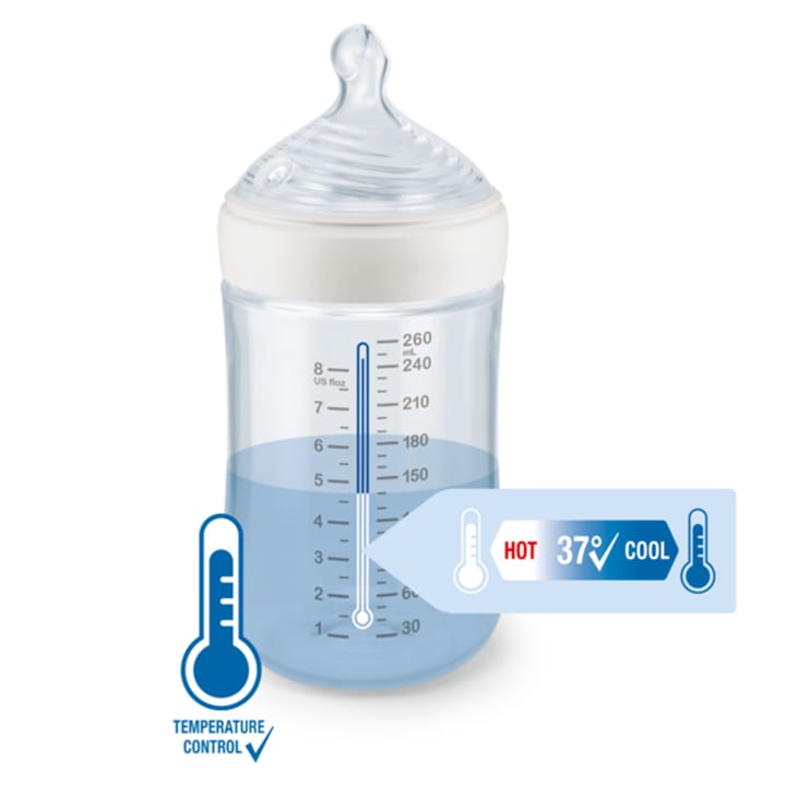 Nappflaska Silikon Nature 260ml - Beige Nuk