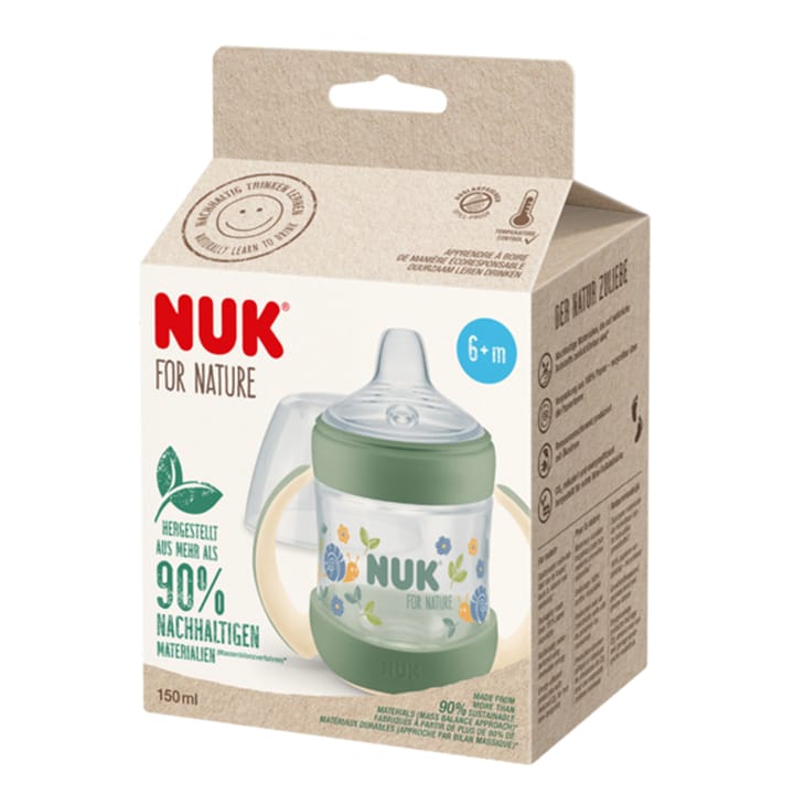 Pipmugg Silikon Nature 6m+ - Grön Nuk