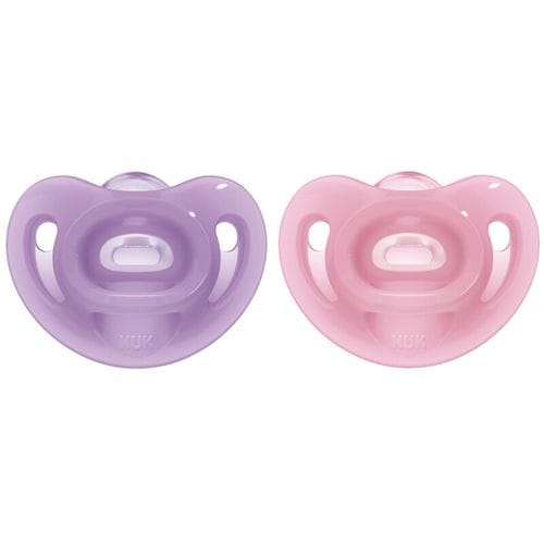 Sugnapp Silikon Sensitive 2-Pack Lila/Rosa Nuk