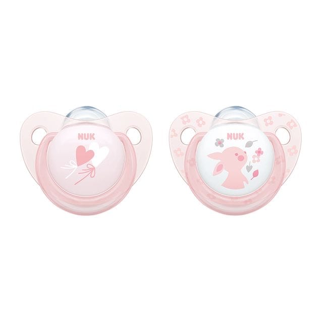 Sugnapp Trendline Silikon Babyrosa 2-Pack Nuk
