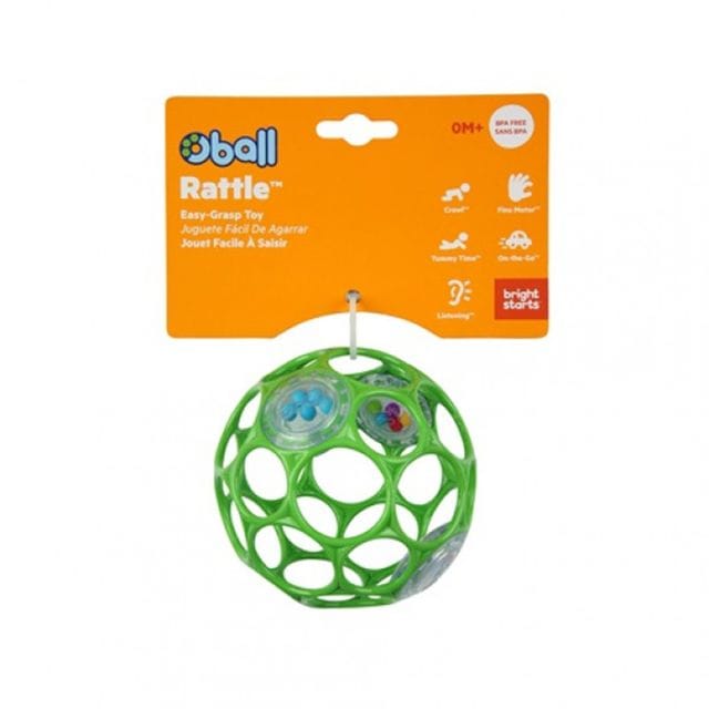 Skallra Boll - Grön Oball
