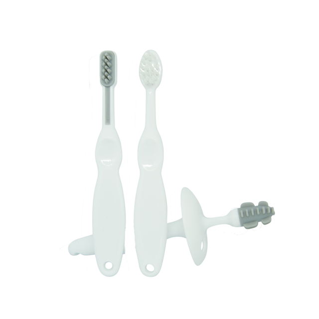 Product Image for Oopsy  Tandborste-kit 3 Delar, Grå - BabyWorld