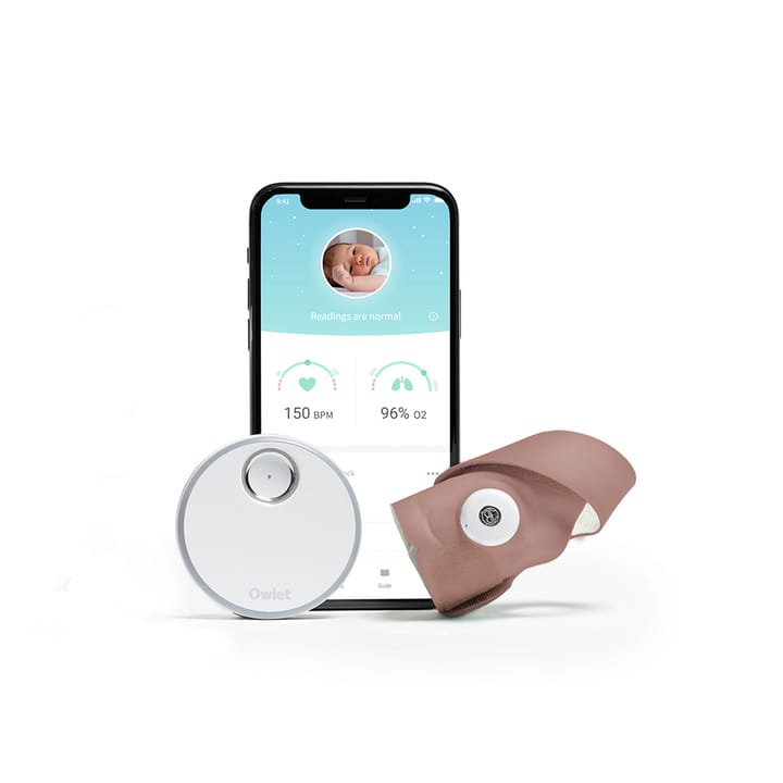 Smart Sock 3 Babymonitor - Dusty Rose Owlet