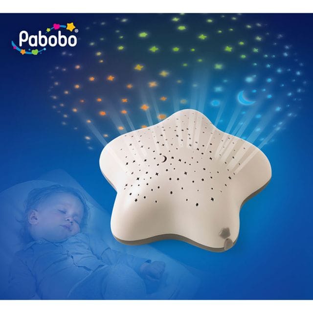 Stjärnprojektor Stjärna Musik - Beige Pabobo