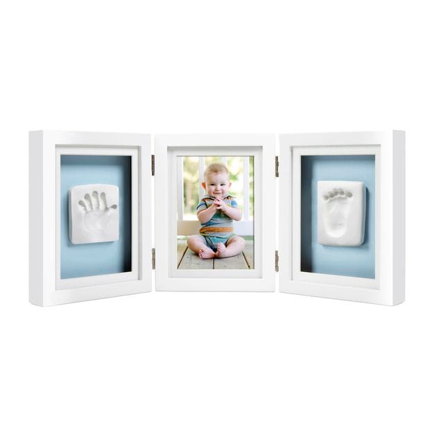 Babyprints Deluxe Ram Trippel Ledad - Vit Pearhead
