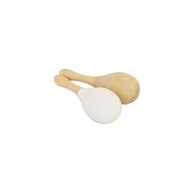 Träleksak Maracas Natur/Vit Pellianni