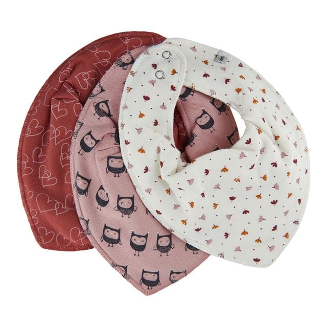 Bandana Mönstrad Dregglis 3-pack - Redwood Heart Pippi