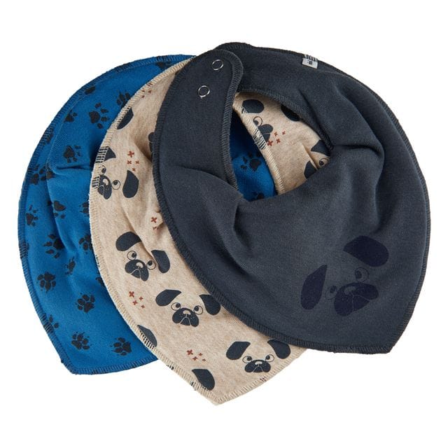 Bandana Mönstrad Dregglis 3-pack - Vallarta Blue