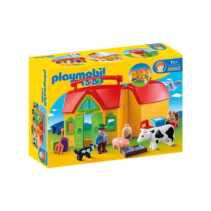 6962 Min bondgård som jag kan ta med mig Playmobil