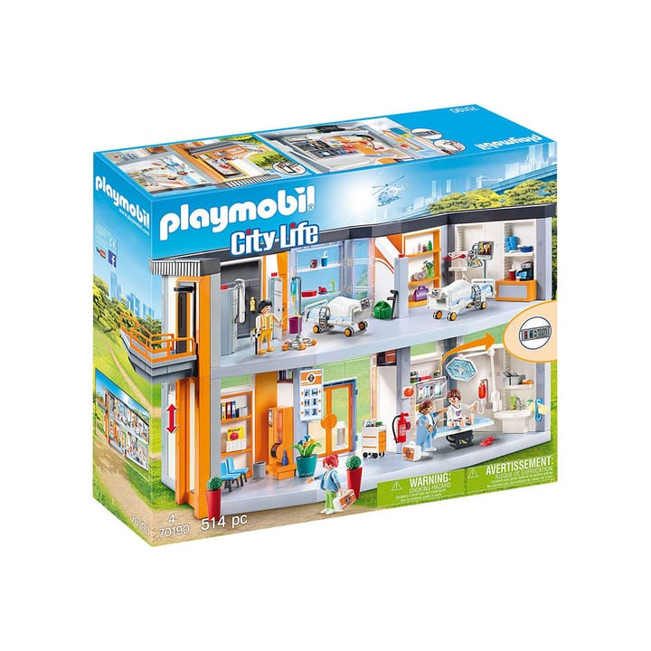 70190 Stort sjukhus med möbler Playmobil