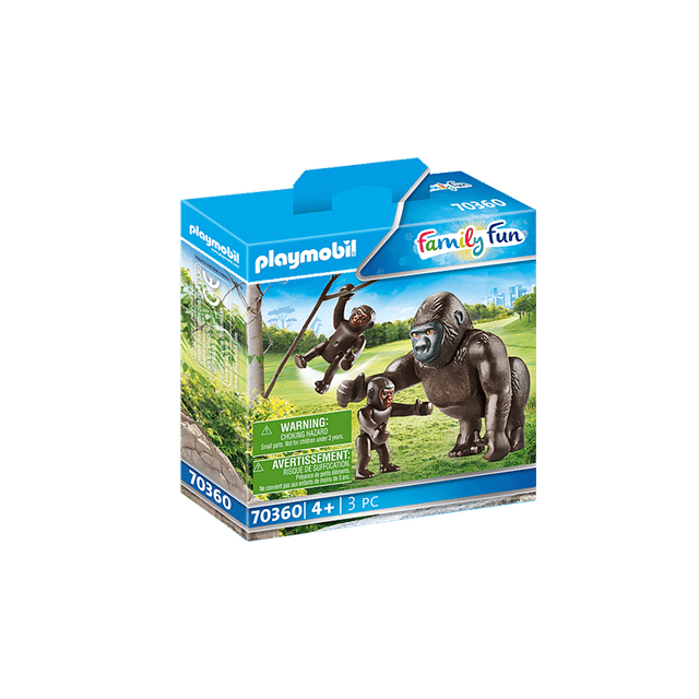Gorilla Med Ungar Playmobil
