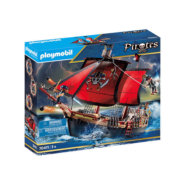 Piratskepp Med Dödskallar Playmobil