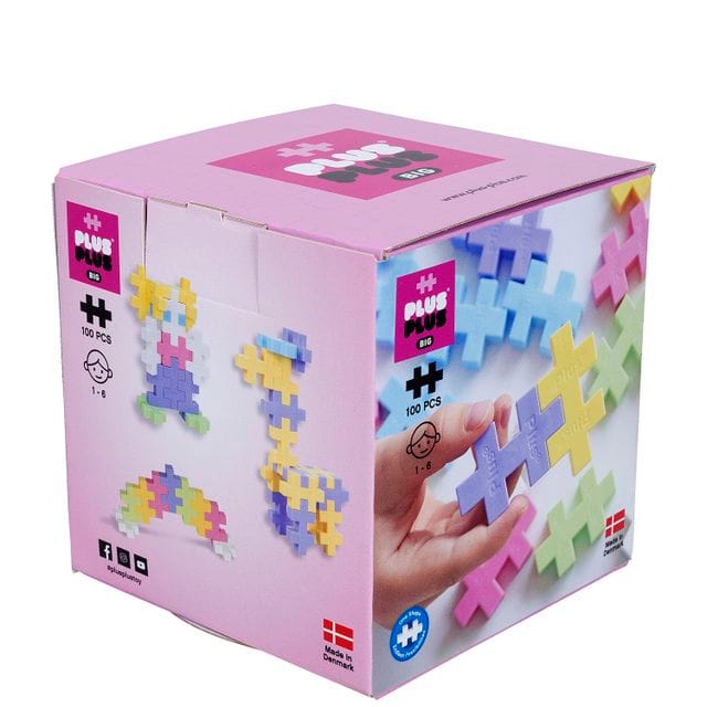 BIG Pastellmix 100 Bitar Plus Plus