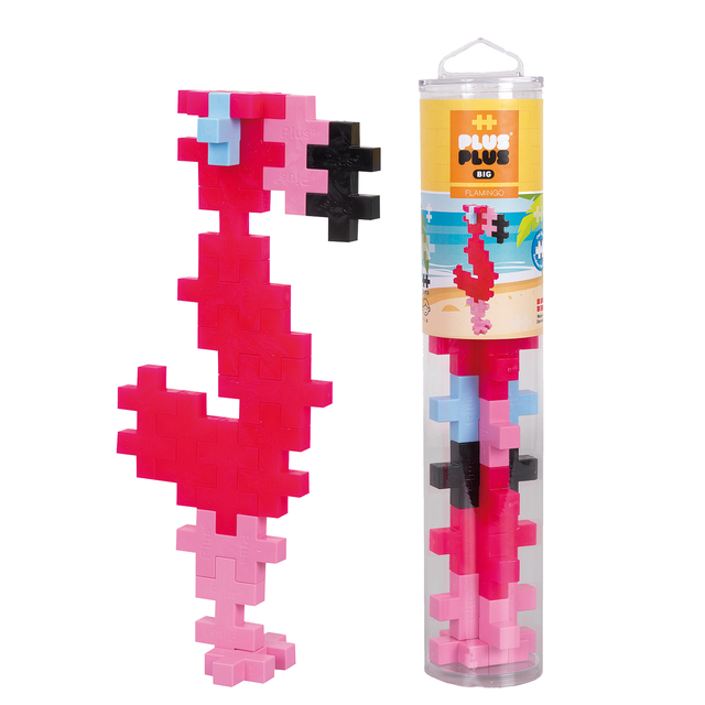 Product Image for Plus Plus  BIG Rör Flamingo 15 Bitar - BabyWorld