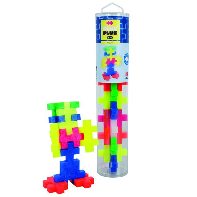 Big Rör Neonmix 15 Bitar Plus Plus