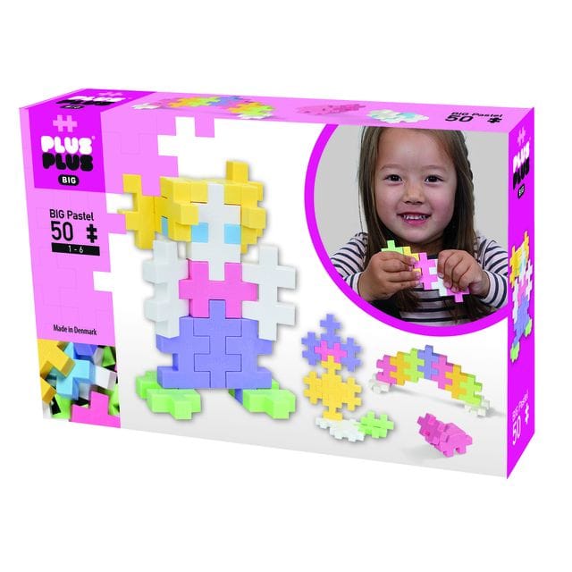 Big Pastell Mix 50 Bitar Plus Plus