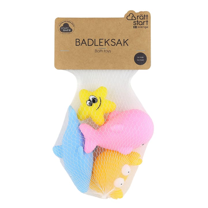 Badleksaker Koralldjur 4-pack Rätt Start