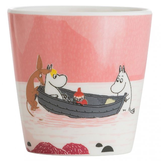 Product Image for Rätt Start  Muminmugg Med Handtag Skog & Sjö Rosa - BabyWorld