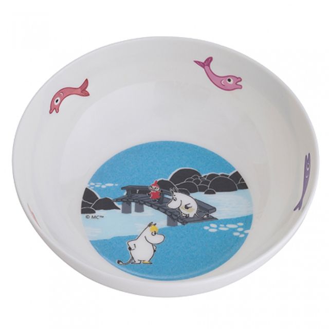 Product Image for Rätt Start  Muminskål Skog & Sjö Blå - BabyWorld