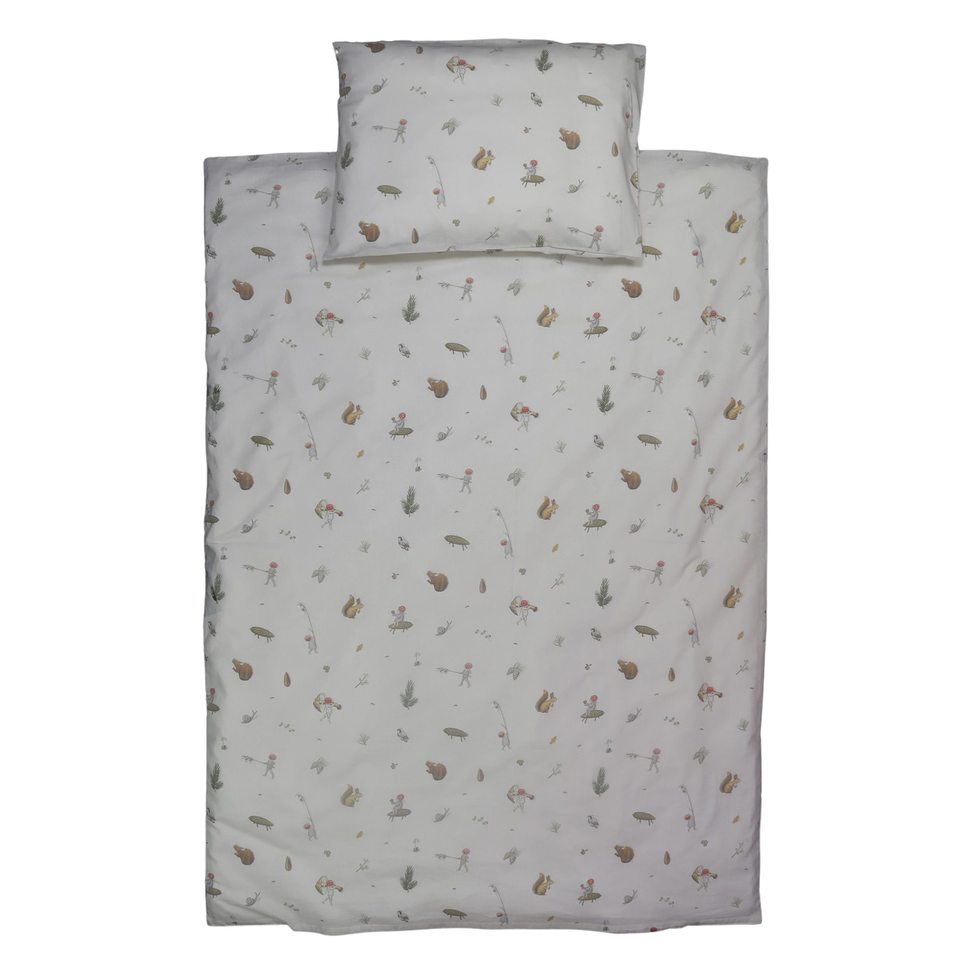 Product Image for Rätt Start Påslakanset Spjälsäng, Beskow Tomtebobarnen Beige - BabyWorld