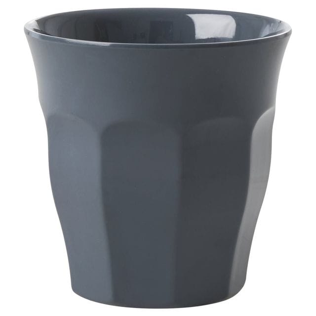 Melaminmugg Medium - Mörkgrå Rice