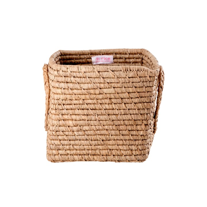 Raffiakorg Med Handtag Liten - Natural Rice
