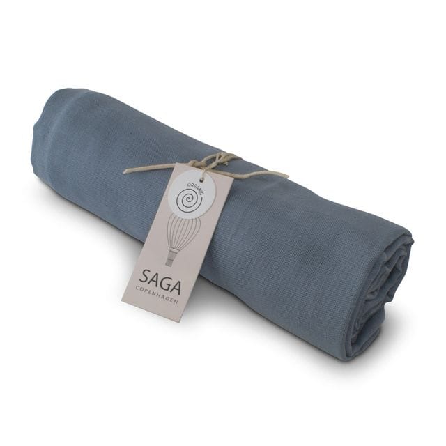Muslinfilt Hula - Moonlight Blue Saga Copenhagen