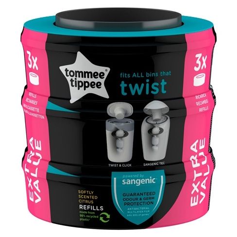 Sangenic Twist & Click Refill Universal 3-Pack