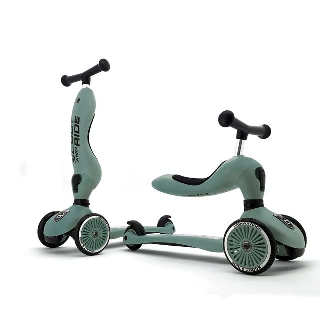 Scoot & Ride Highwaykick 1 Sparkcykel Forest