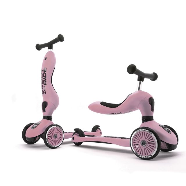 Scoot & Ride Highwaykick 1 Sparkcykel Rose