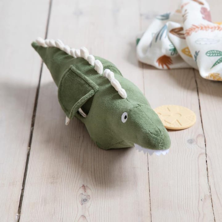 Aktivitetsleksak Alligator Ali Moss Green Sebra
