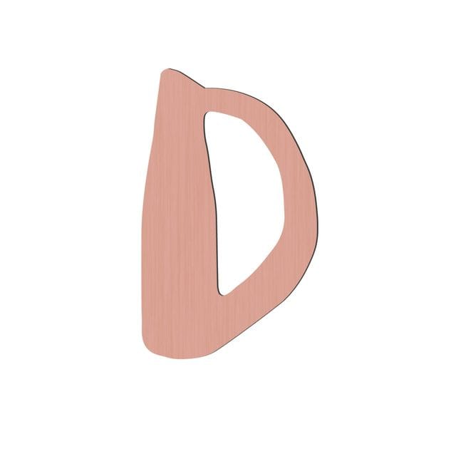 Bokstäver Watermelon Pink Sebra