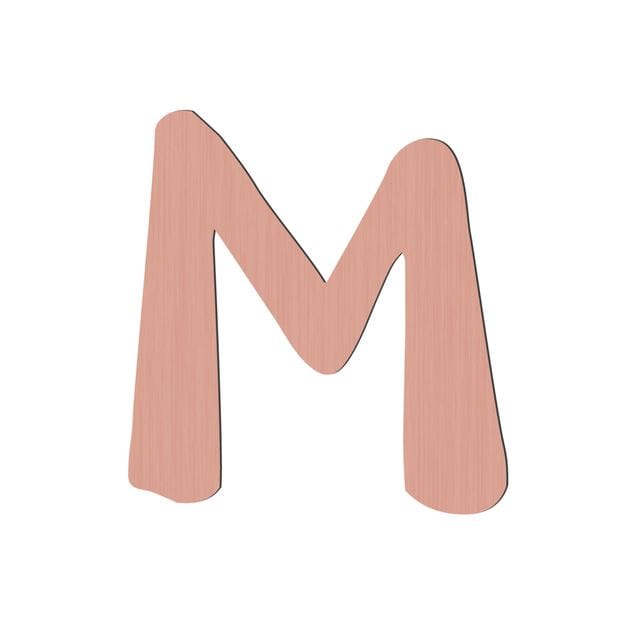 Bokstäver Watermelon Pink Sebra