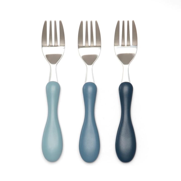 Gaffel 3-pack - Powder Blue Sebra