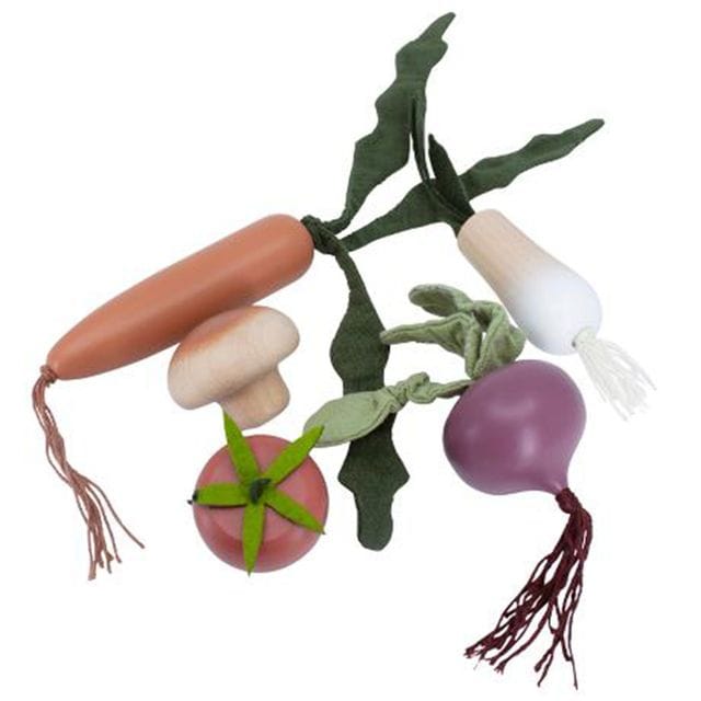 Grönsaker i Trä Sebra