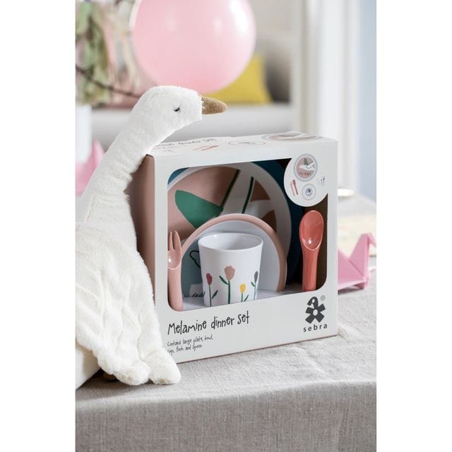 Matset 5 Delar Singing Birds Sebra