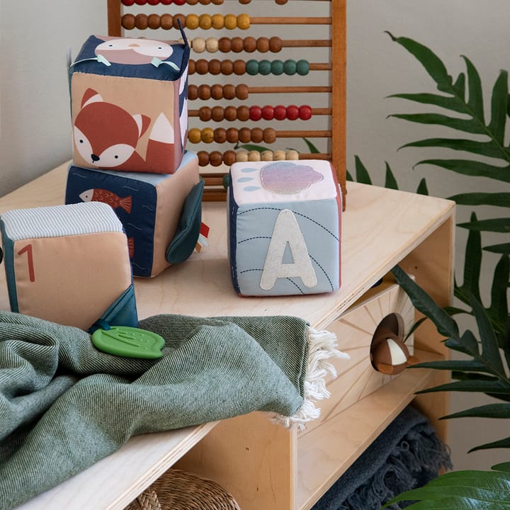 Mjuka Stapelleksaker 4-pack Woodland Sebra