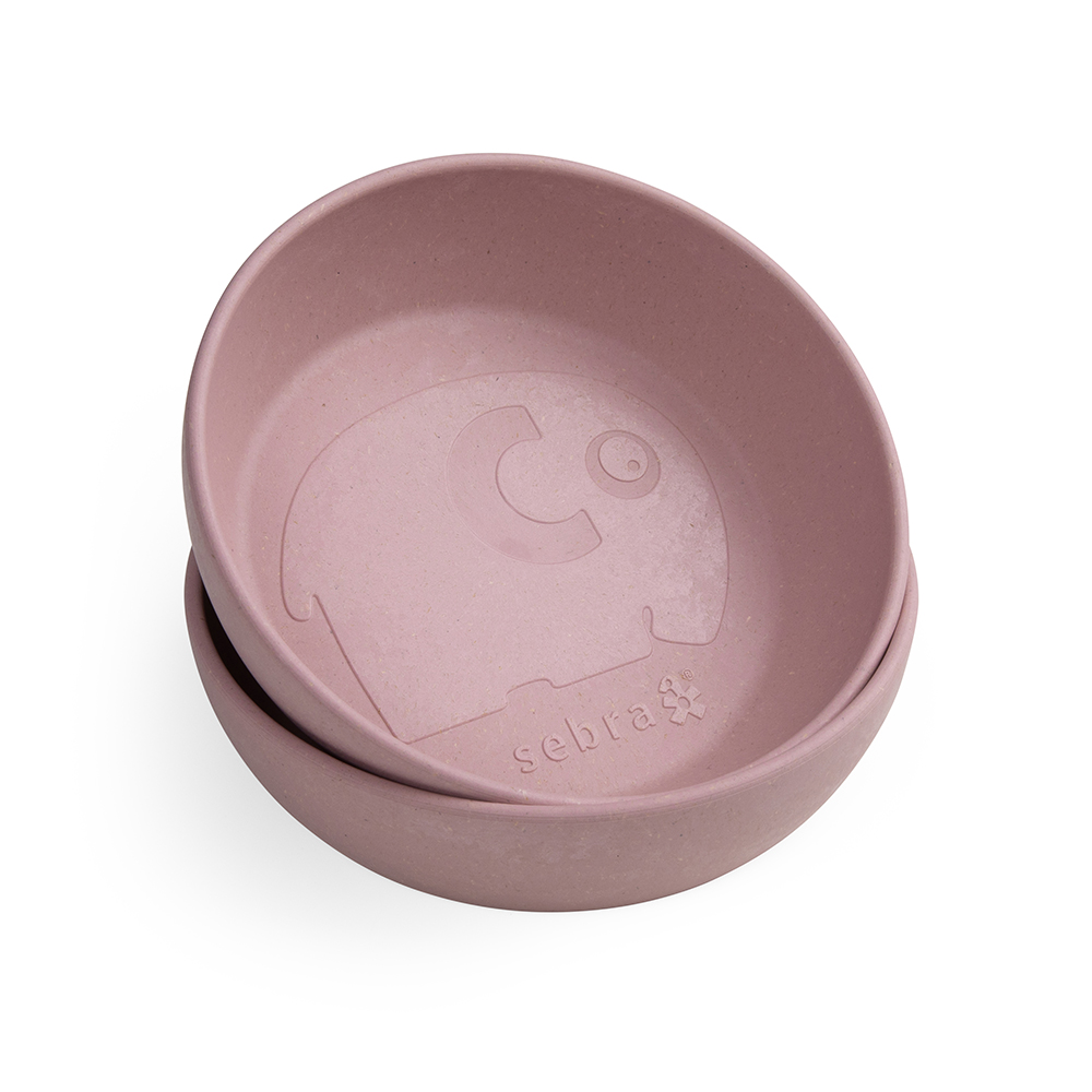 Sebra Mums Skålar 2-pack Blossom Pink
