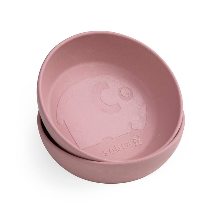 Mums Skålar 2-pack - Blossom Pink Sebra