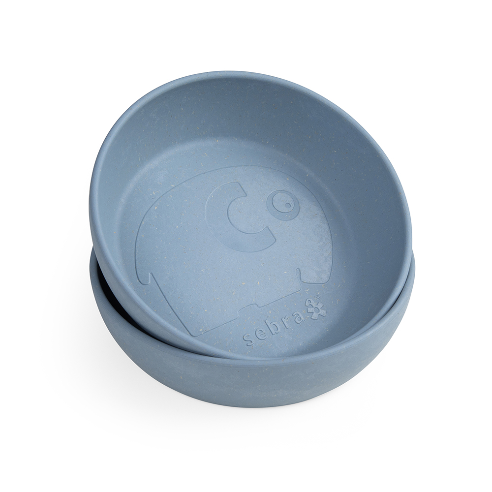Sebra Mums Skålar 2-pack Powder Blue
