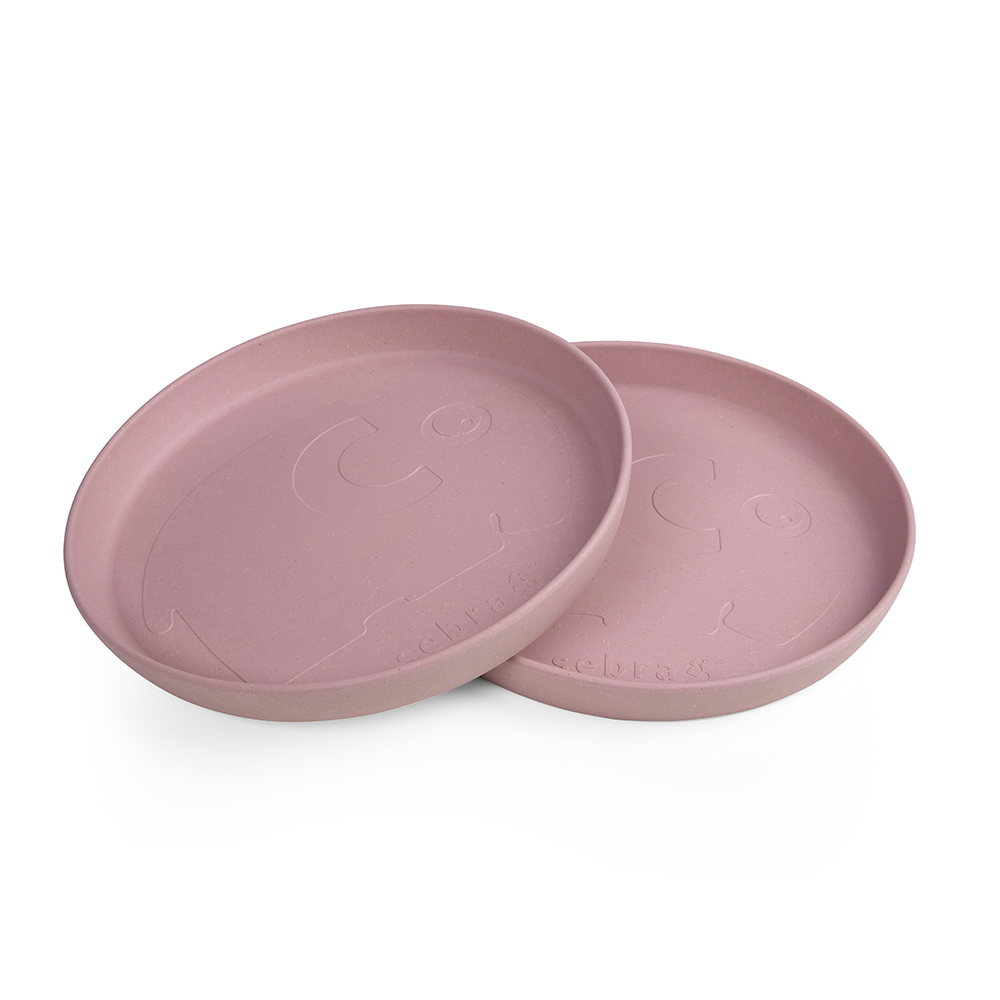 Sebra Mums Tallrikar 2-pack Blossom Pink